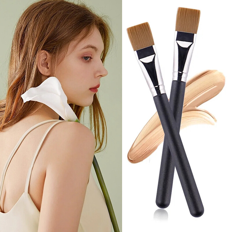Cọ đánh phấn nền sawu, đầu phẳng, dễ thi công, lông mềm