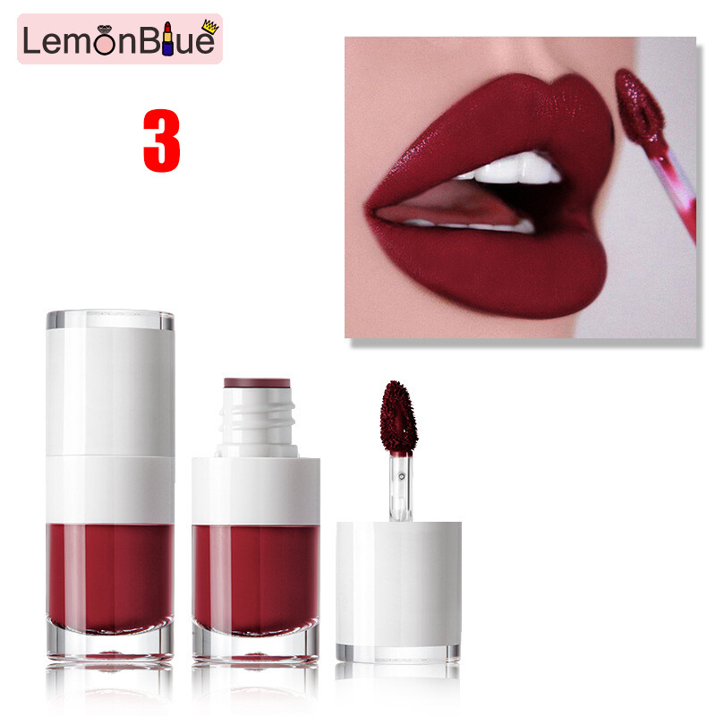 Gambar LemonBlue Pudaier Lipstick 16 Color Small White Bottle Matte Lasting Non Stick Waterproof Liquid lipstick 16 Color Woterproof Lasting Woman Girl