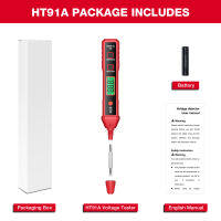 HABOTEST HT91 NCV Pha điện áp điện áp PEN AC 12-400V Máy dò điện áp Phillips & đầu vít phẳng Tua vít loại không