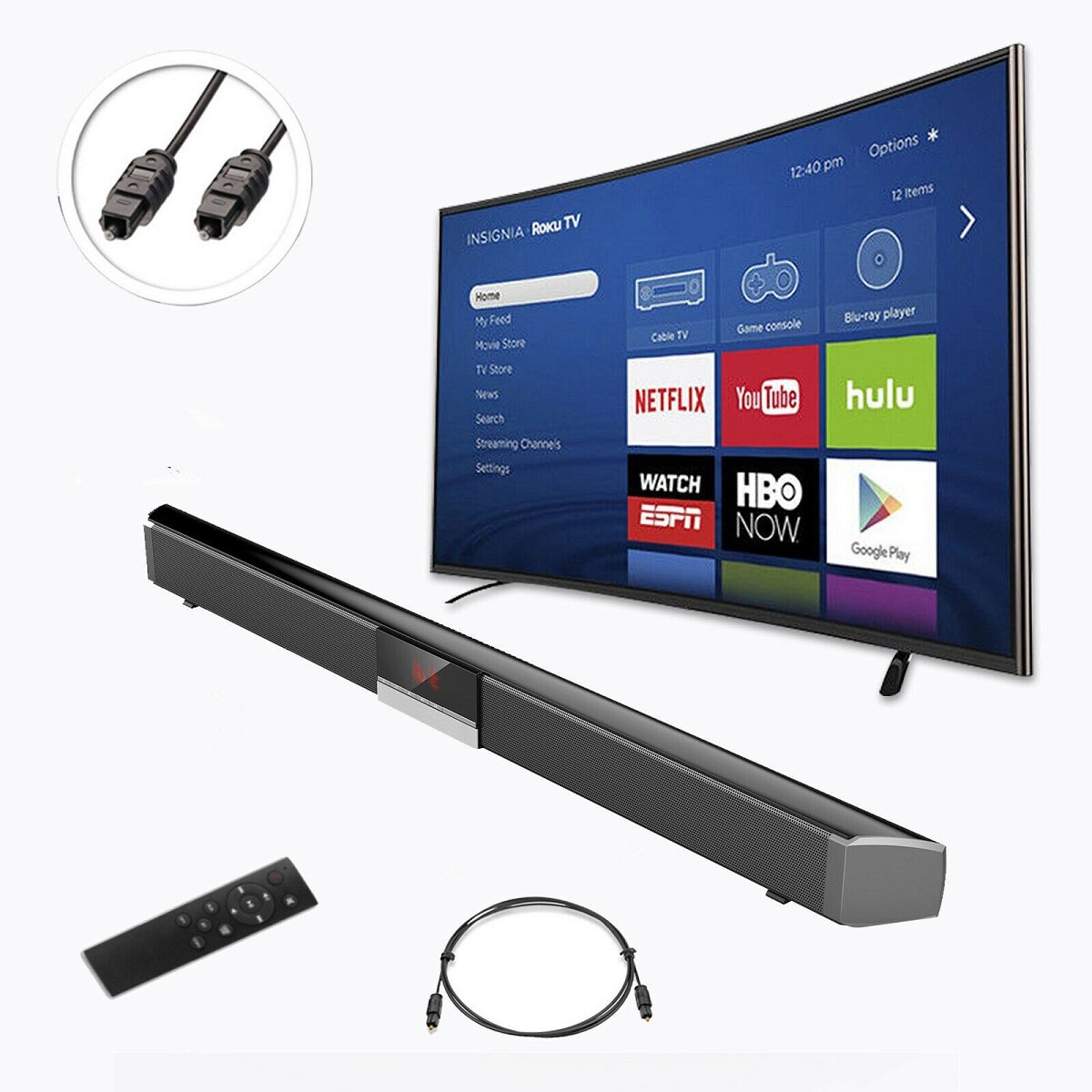 insignia roku tv sound bar