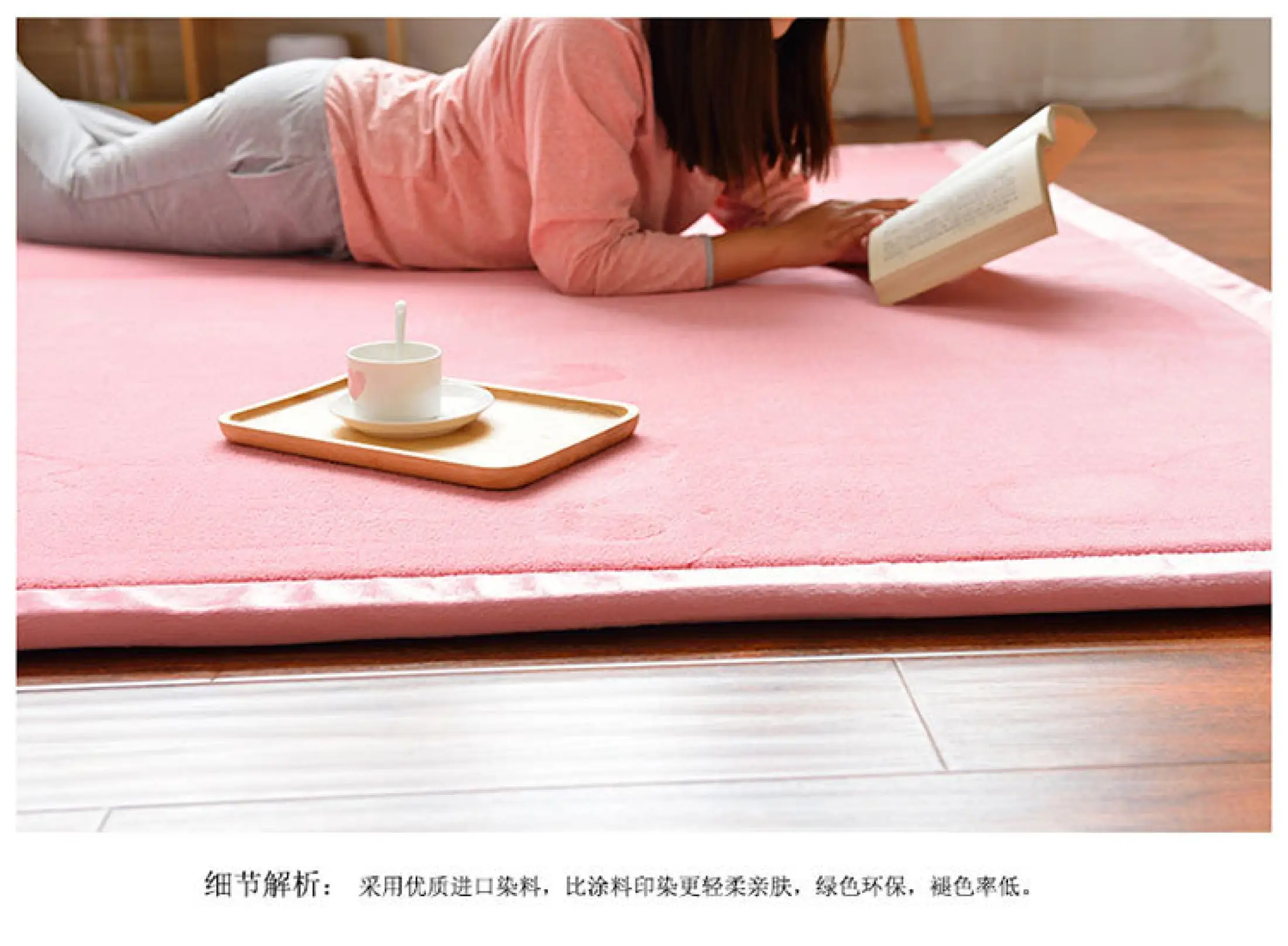 Coral Fleece Thickened Non Slip Carpet Living Room Floor Mat Bedroom Bedside Japan Tatami Mat Rug Lazada Singapore