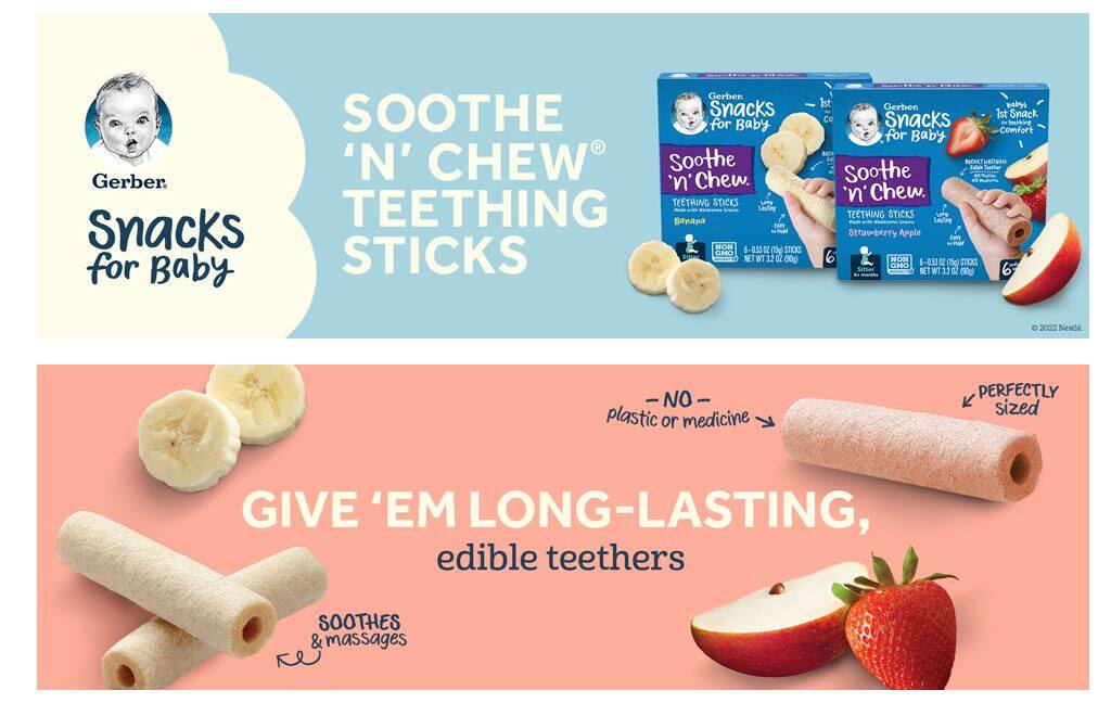 Gerber Banana Teething Sticks atelieryuwa.ciao.jp