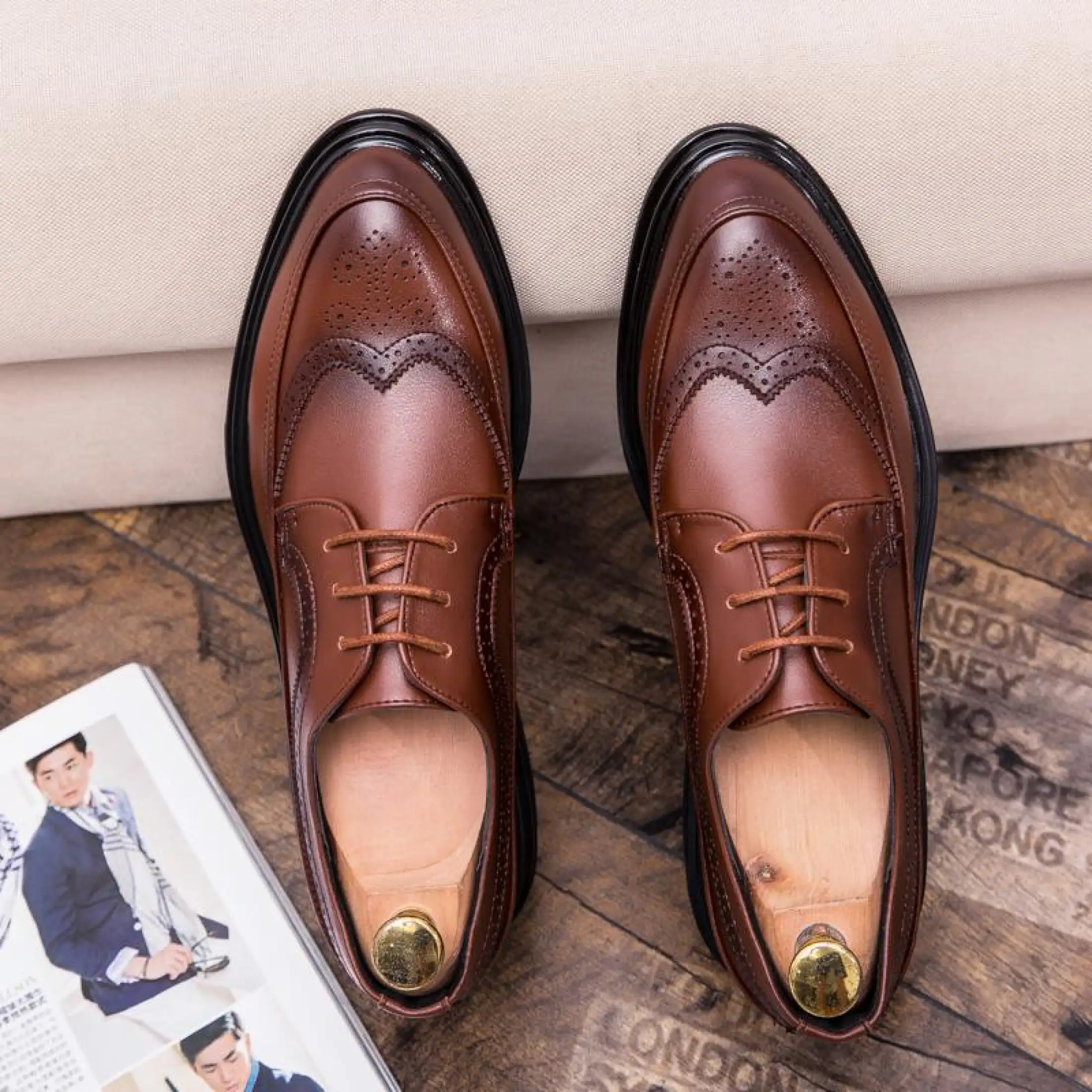 brown mens shoes sale