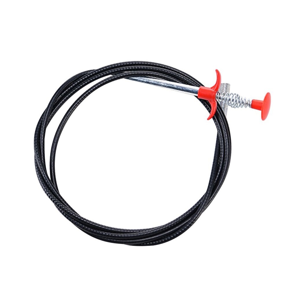 Gambar 160cm Drain Cleaner Sticks Metal Wire Clog Remover Cleaning Tools Sewer Cleaning Hook Bathroom Kitchen Sink Cleaning Brush Pipe   Drain Cleaners   AliExpress