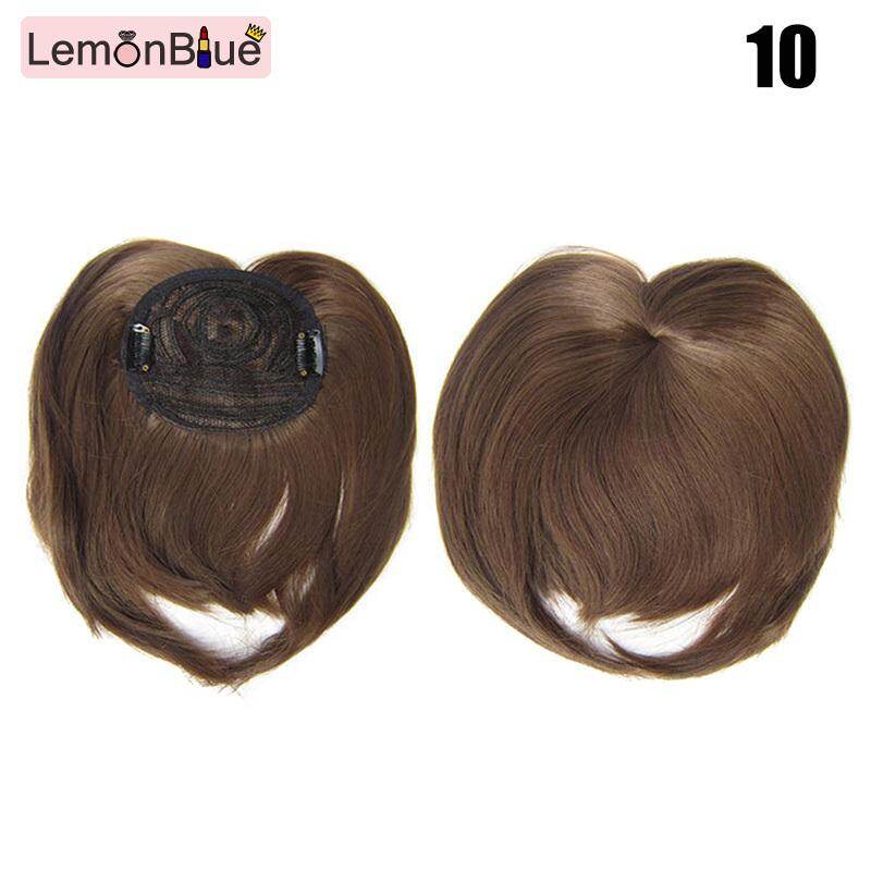 Gambar [RAYA SALE] LemonBlue Clip on Hair Topper Heat Resistant Fiber Hair Extension Wig Hairpiece for Women 10