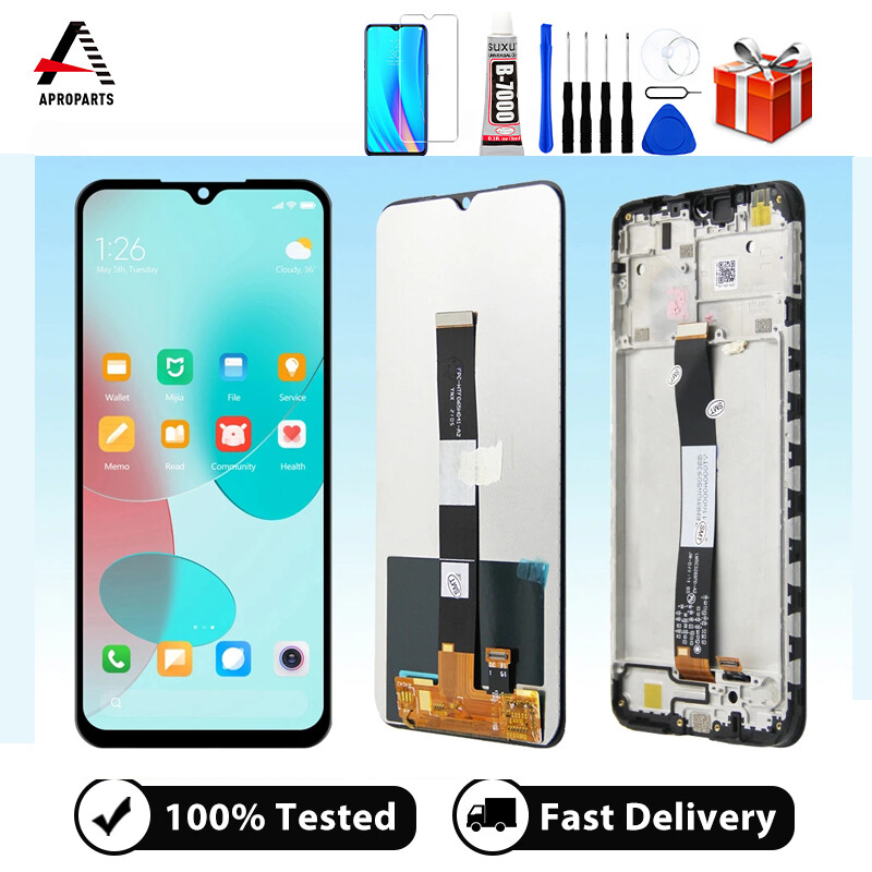 Màn hình lcd 6.53 inch cho xiaomi redmi 9a bộ phận lắp ráp màn hình cảm ứng số hóa có/không có khung cho xiaomi redmi 9a/9c màn hình lcd kèm dụng cụ sửa chữa