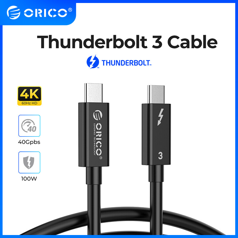 Orico thunderbol cáp usb c để usb c cáp sạc nhanh pd 100w 40gbps truyền dữ liệu 8k60hz hd video