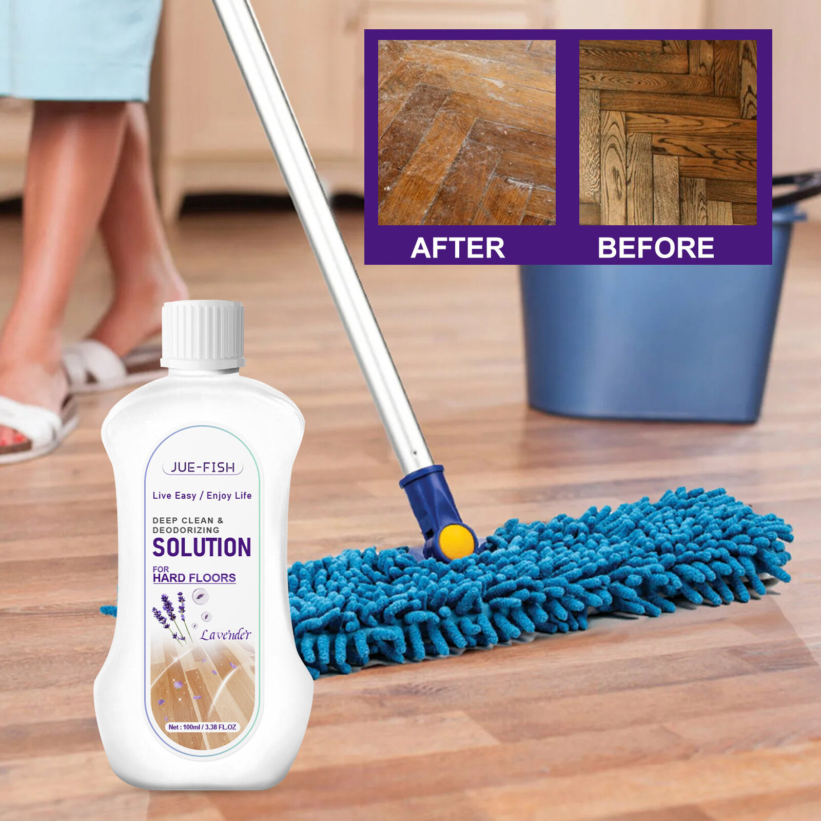 JAYSUING Floor Cleaner Liquid Tile Stain Remover Tile Brightening Cleaning Marble Scratch Repair Polishing Wooden Floor Cleaning Solution Wood Floor Brightening Cleaner Wood Stain Remover Floor Cleaning Polishing Liquid Repair Scratch Decontamination ราคา 177 บาท*ส่งฟรี