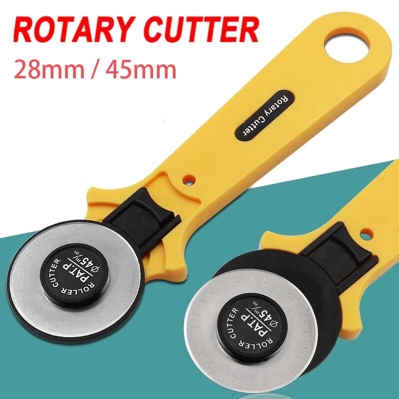 28Mm/45Mm dụng cụ cắt hình bánh xe Thiết Lập Tốc Độ Cao Lưỡi dao sắt da cắt tròn Máy cắt Chắp Vá Hob dụng cụ cắt kiểu xoay Giấy Vải Thông Tư Cắt đồ thủ công chắp vá Da