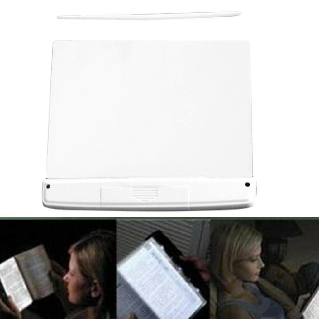 Led Light Wedge Eyes Protect Panel Book Reading Lamp Paperback Night
