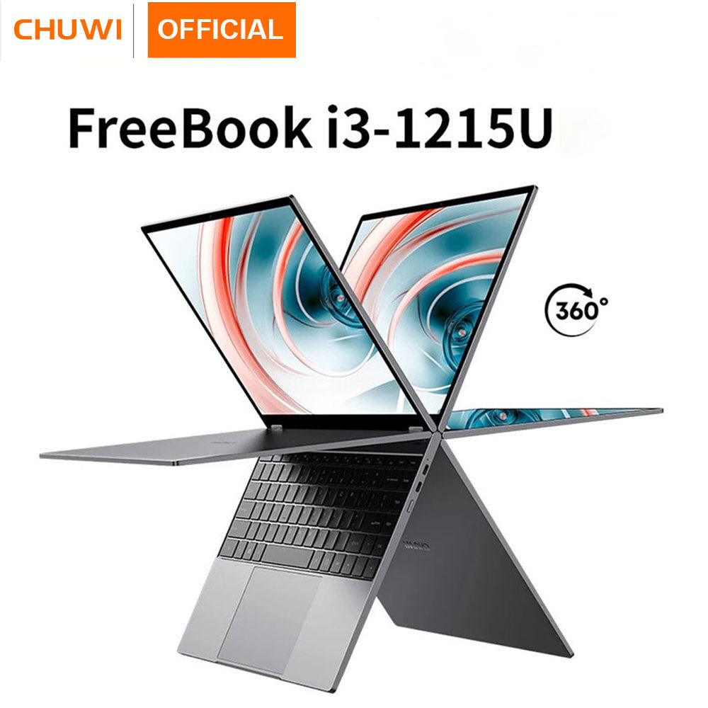 CHUWI laptop official store FreeBook Laptop Tablet 2 in 1 Intel i3 1215U 12GB LPDDR5 512G SSD mini laptop Windows 11 Laptop brand new original 13.5" IPS FHD Display WIFI 6 2256*1504 Support Stylus ราคา 21,699 บาท*ส่งฟรี