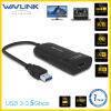 Wavlink Usb 3.0 to Hdmi Video Graphic Adapter, External Video Card with Audio Port for Multiple Monitors up to 2048 × 1152 Resolution,USB 3.0 Video Adapter