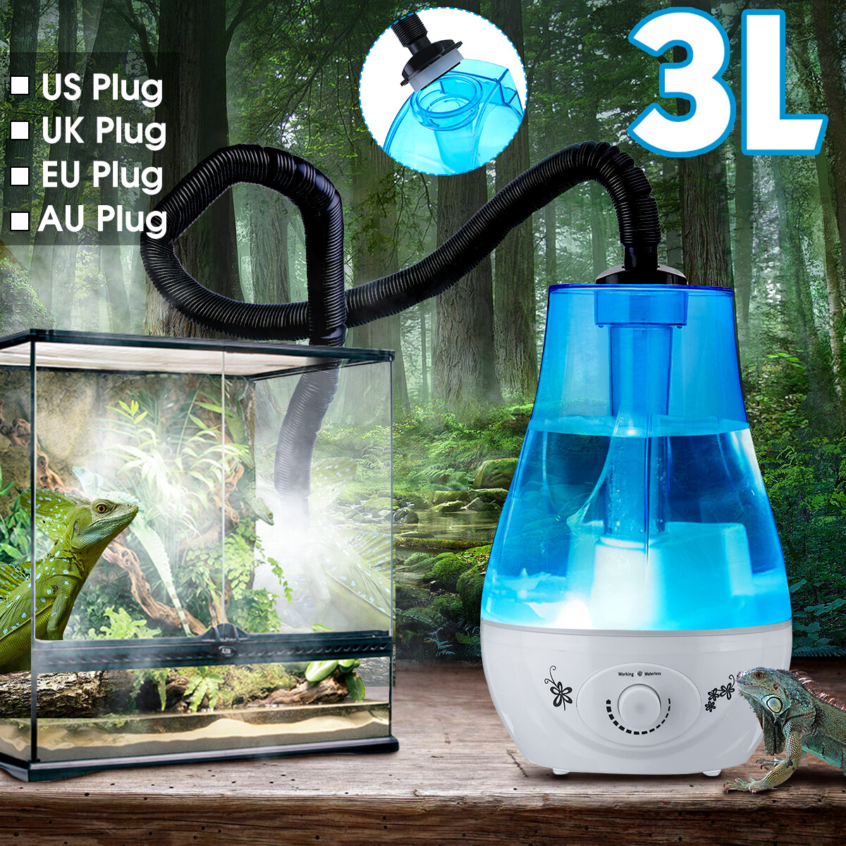 humidifier for snake cage