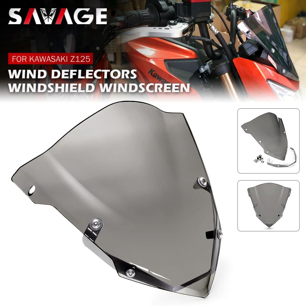 Kính chắn gió kính chắn gió cho kawasaki z 125 z125 2015-2018 phụ kiện xe máy tấm chắn gió tấm chắn gió-brise parabrisas