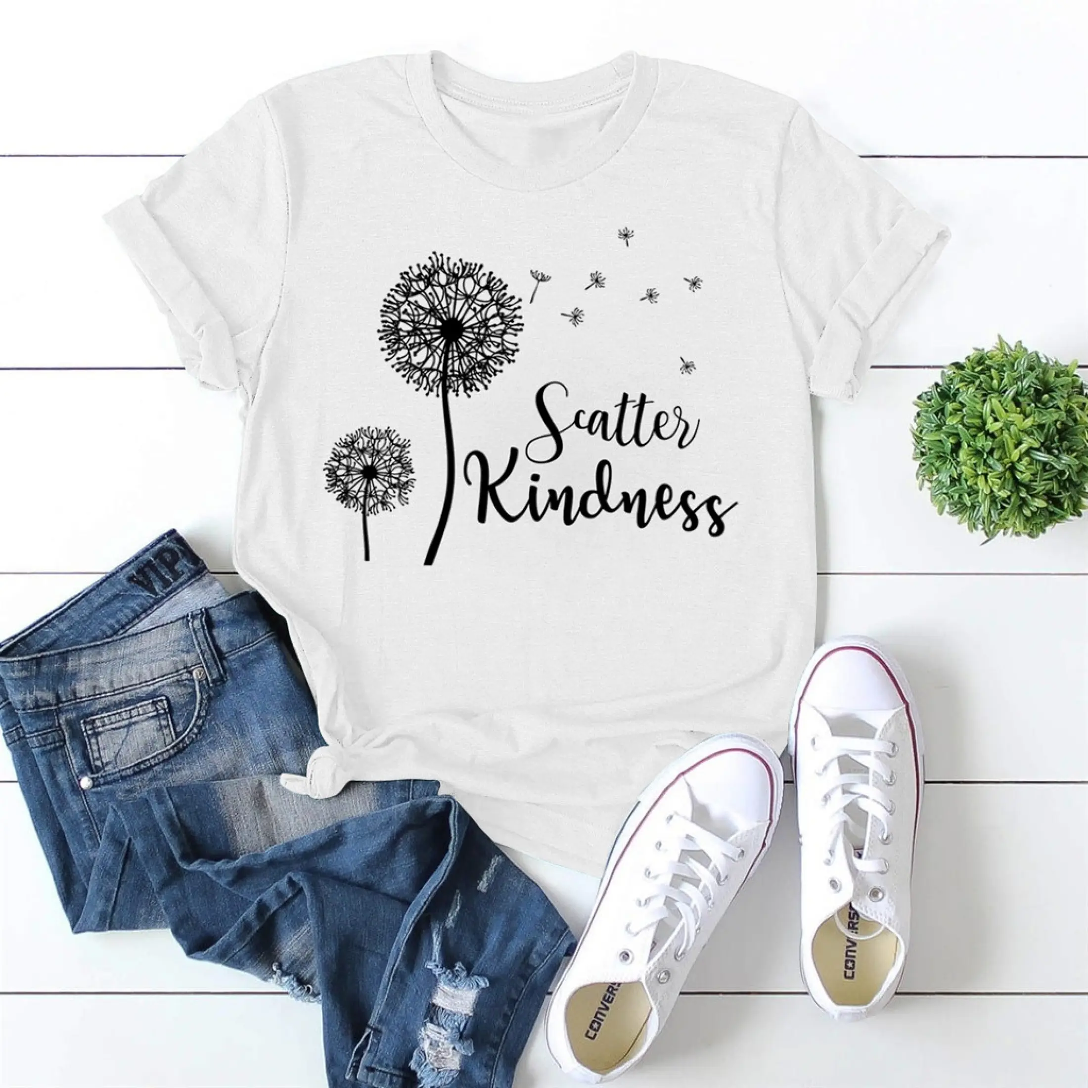 Sfsdrt New Women S T Shirt Short Sleeves Fashion Big Floral Flower Lady T Shirts Top เส อดำผ หญ ง Ladies Blouse Women Korean Style Putih Putih Lengan Panjang Polyester Black Lazada Singapore