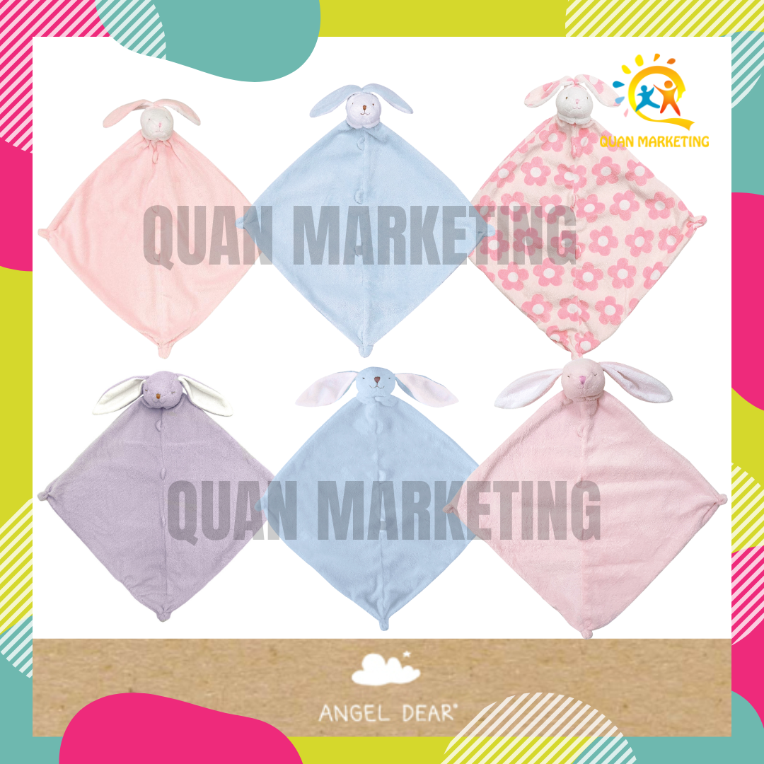 Angel Dear Bunny Blankie - Flower Bunny/Blue Bunny/Pink Bunny/Purple Bunny Harga 79 Ringgit*Penghantaran Percuma