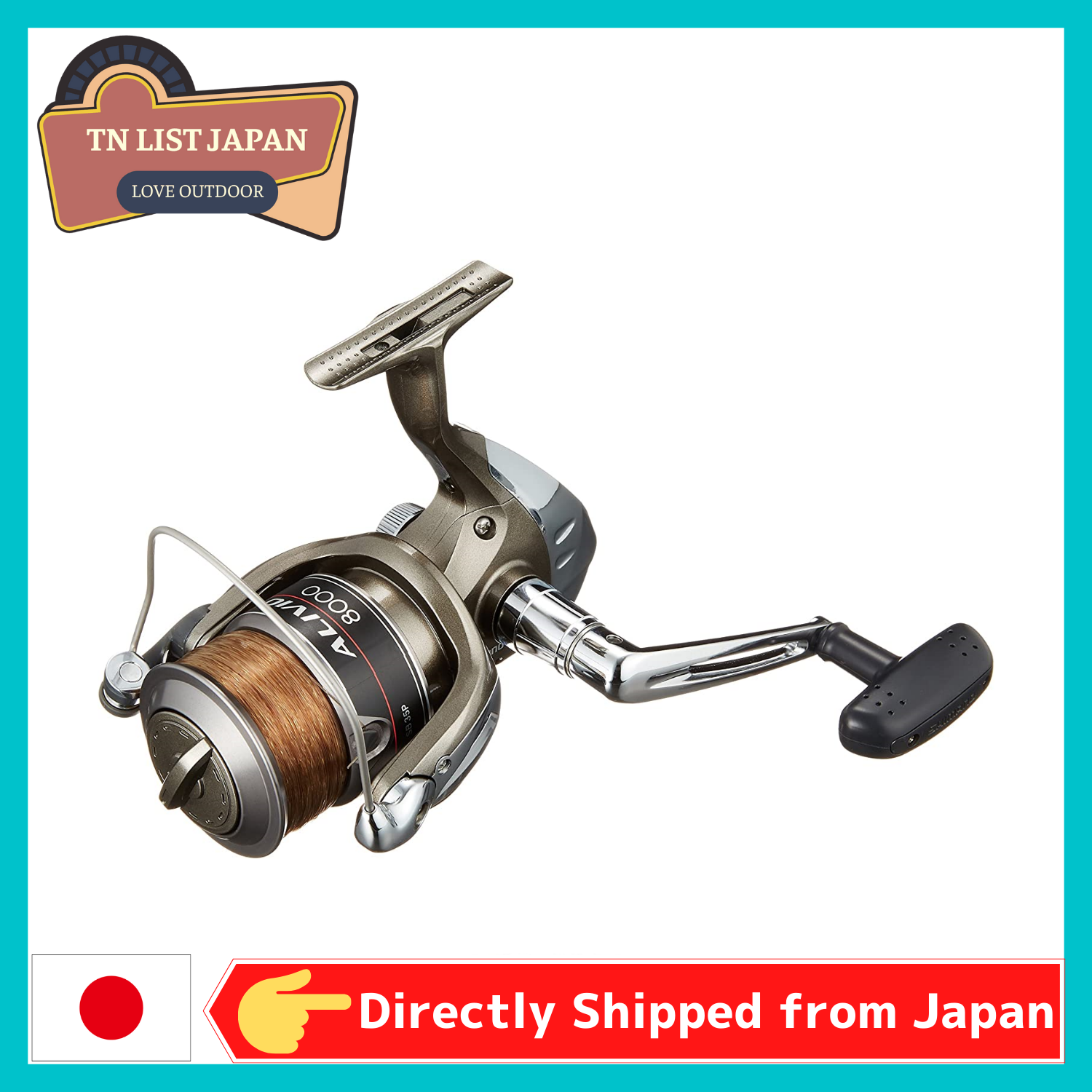 shimano alivio 2500 japanese fishing reel FA Spinning worm shaft and other parts to take out the unnecessary vibrations and noise from the original design Shimano Alivio 10000 FA, Fishingtackle24