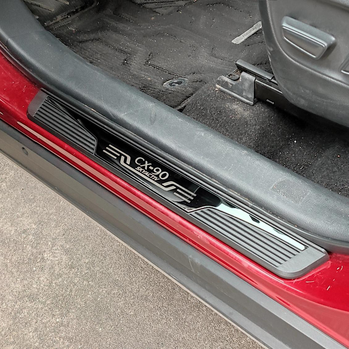 Car Parts For Mazda CX90 CX-90 Stainless Steel Side Door Side Sill 2022 2023 Step Plate Cover Scuff Accessories ราคา 1,050 บาท*ส่งฟรี