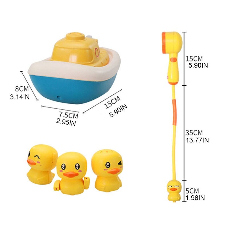 [hàng có sẵn 100%] đồ chơi tắm cho bé đầu phun nước đồ chơi chơi nước đồ chơi đài phun nước vòi hoa sen vịt hoạt hình đồ chơi phun nước bồn tắm điện cho trẻ sơ sinh 14