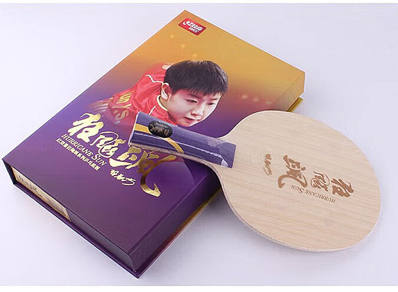 DHS Hurricane Sun Table Tennis Blade 5 Wood 2 AC OFF++ Ping Pong Blade of Sun Yingsha World Champion with Original Box ราคา 8,976 บาท*ส่งฟรี