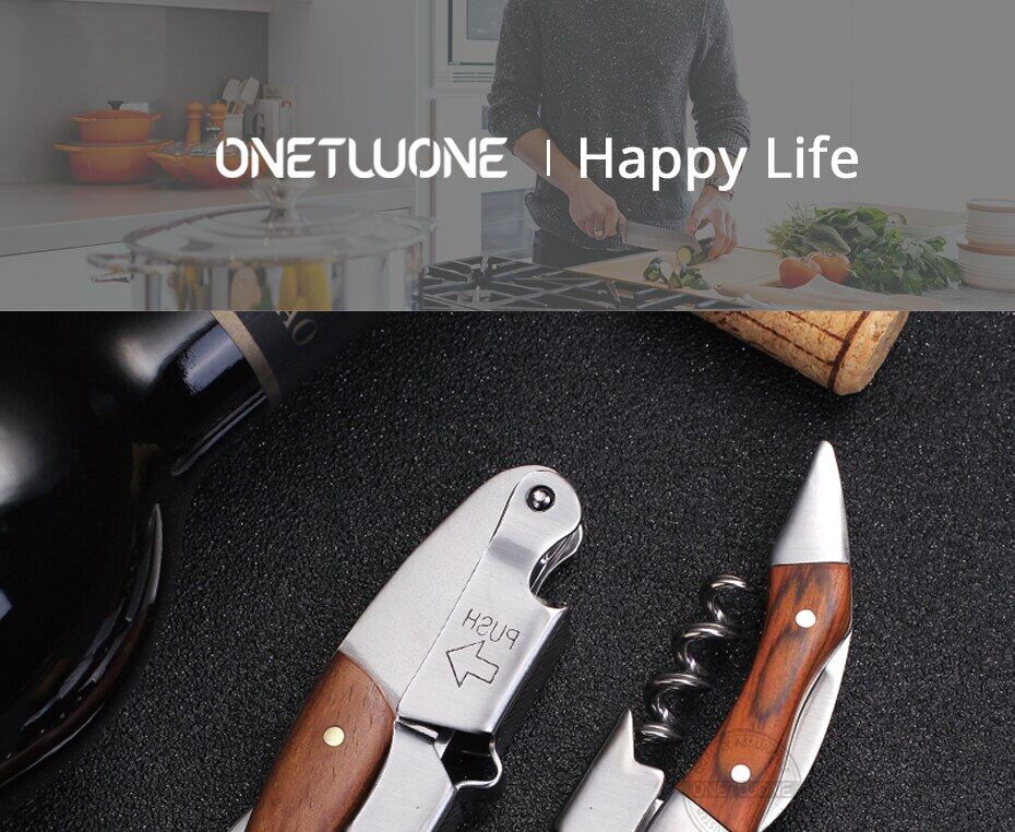 Professional Waiter Corkscrew With Wood Handle And Storage Bag_voghion.com