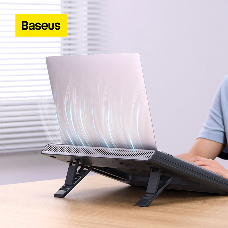 Baseus giá đỡ máy tính xách tay giá đỡ máy tính xách tay tấm làm mát máy tính xách tay đế làm mát bên ngoài usb 13-21 inch cho máy tính xách tay chơi game giá đỡ máy tính xách tay có thể điều chỉnh rgb