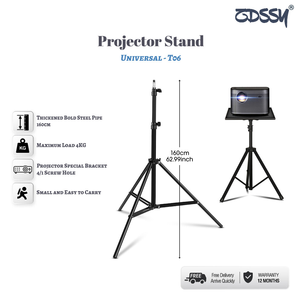 ZDSSY 110/160cm Universal Projector Portable Tripod with 1/4 Screw for Softbox LED Ring Light Phone Camera Laser Level Projector Stand Giá 225,680 Đồng*Miễn phí vận chuyển