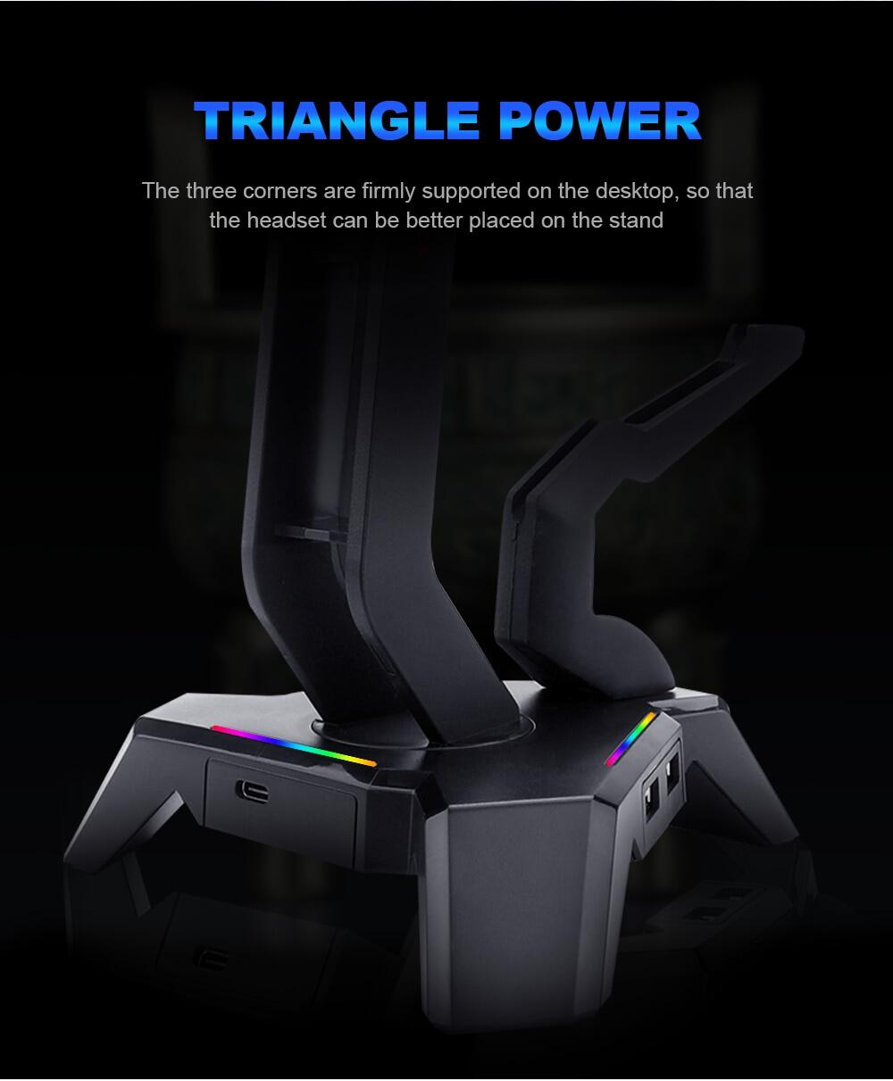 Redragon HA311 SCEPTER ELITE RGB Gaming Headphones Stand and Mouse Bungee with 4 USB 2.0 HUB Port 18 78c676d1244e6887ac4d685af39edaf2