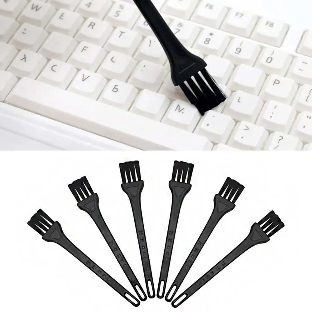 5pcs bàn chải xách tay điện thoại di động máy tính xách tay máy cạo râu chống tĩnh lau bụi cho bàn phím máy tính không gian nhỏ dụng cụ vệ sinh