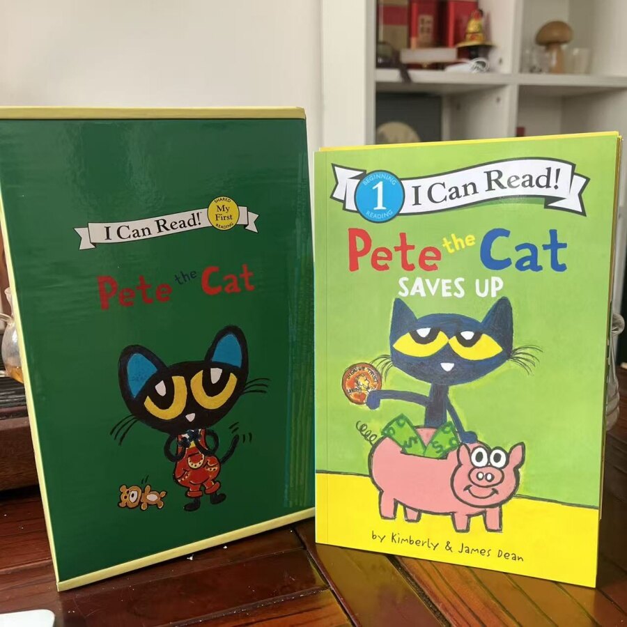 32 Books/set I Can Read Pete The Cat Picture Books Children Baby Famous Story English Tales Child Book Set Baby Bedtime Books Harga  68 Ringgit*Penghantaran Percuma
