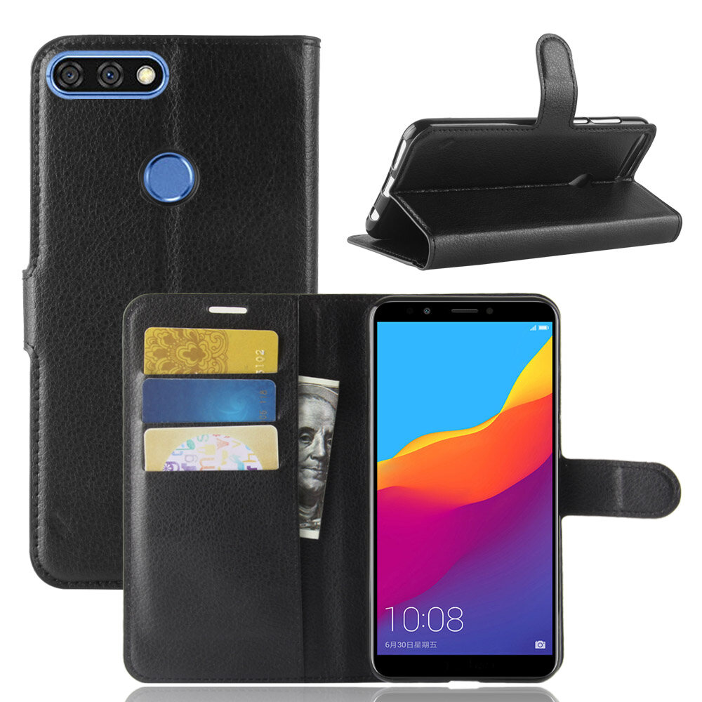Ốp cho huawei y7 2018 / y7 prime 2018 / y7 pro 2018, bao da nắp gập ví đựng thẻ cho huawei y7 2018 / y7 prime 2018 / y7 pro 2018
