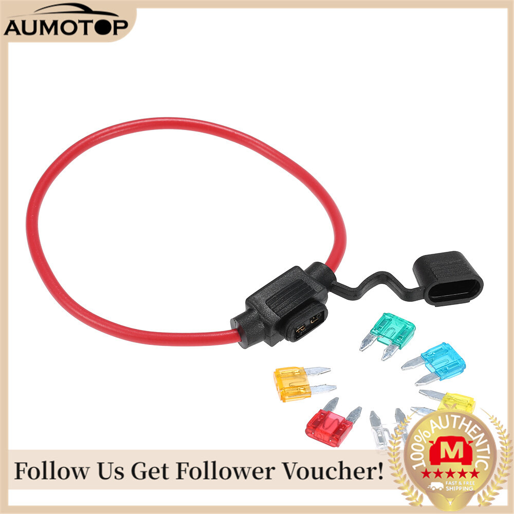 Ô tô ô tô mini blade fuse chủ 12v 30a với 6 cầu chì