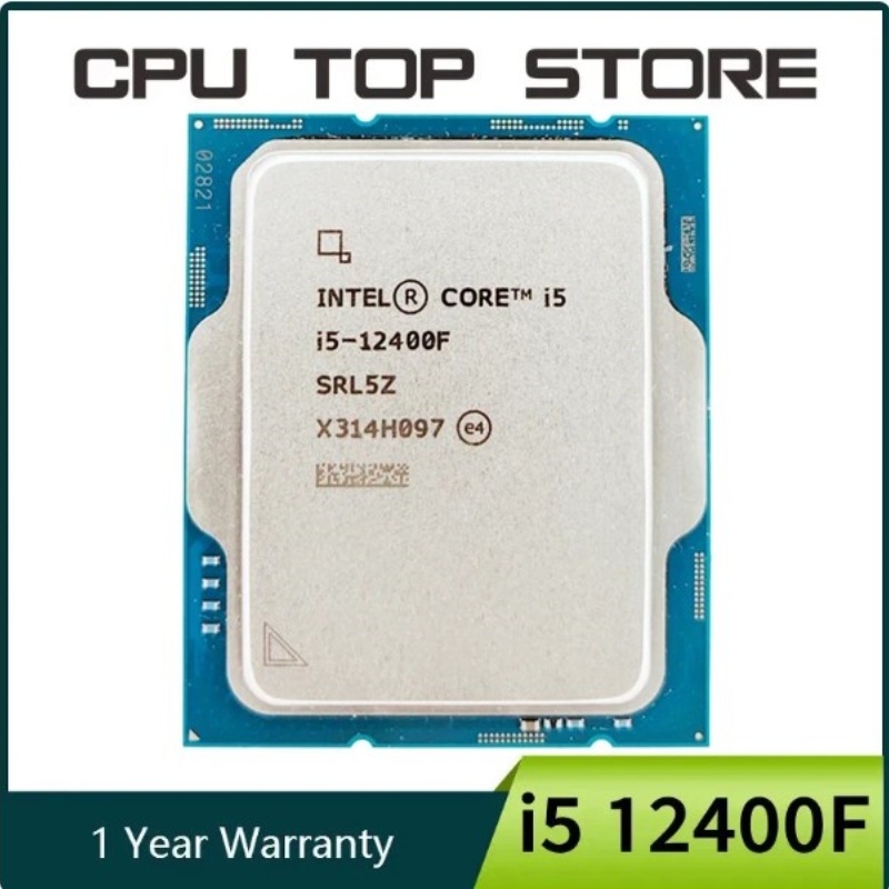 Intel Core I5-12400F 6-Core 12-Thread Cpu Lga 1700 Socket 65W Tdp