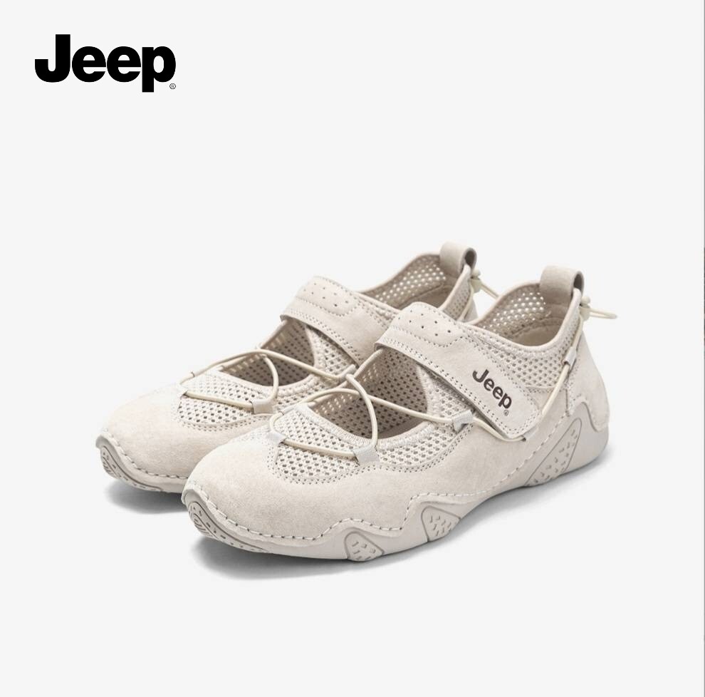 Jeep Mary Jane Flat Heels Ballet toe Mary Jane Sandals Jeep x The