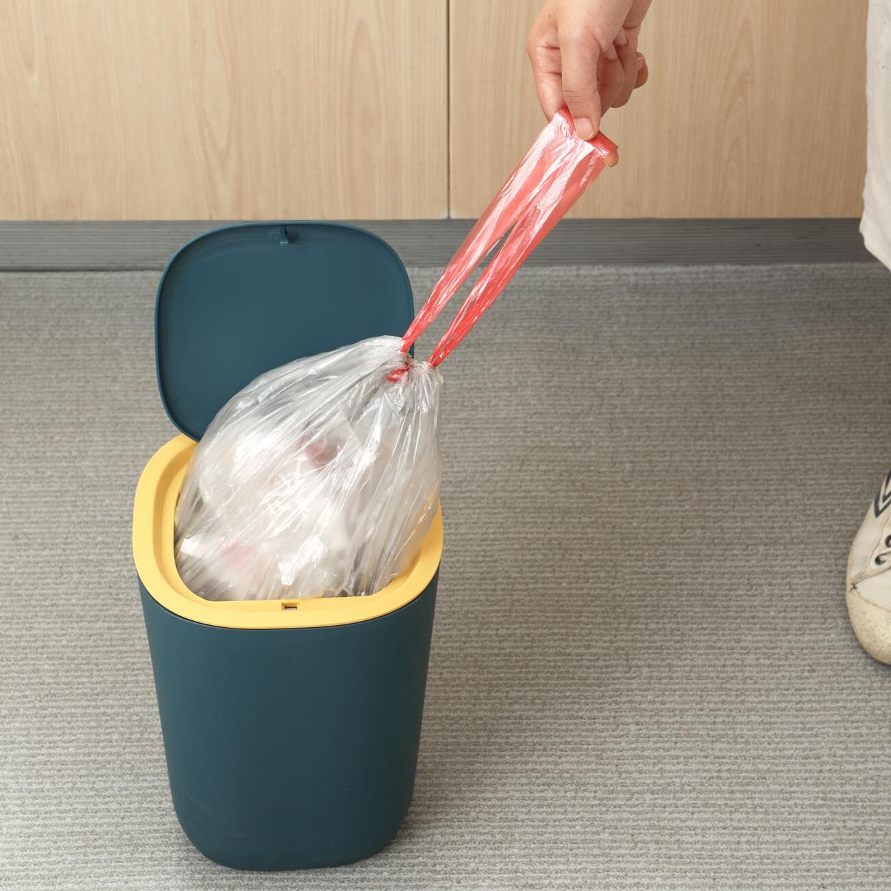 CNMF Túi Nhựa Dày Có Dây Rút Chống Đâm Thủng Dung Tích Cao