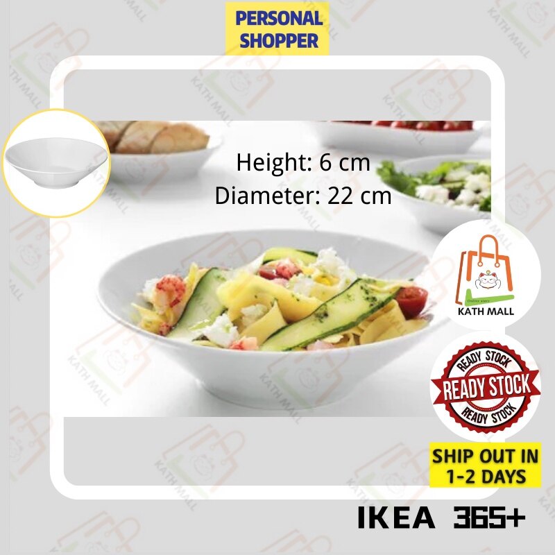 Gambar 365+ Deep plate bowl, angled sides white22 cm I Pinggan jeluk mangkuk