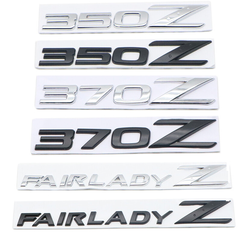 Car 3D Metal Fairlady Z 370Z 350Z Letter Logo Stickers and Decals For Nissan nismo 370Z 350Z Z3 Z34 Car Rear Trunk Body Emblem Badge Stickers Auto Accessories ราคา 105 บาท*ส่งฟรี