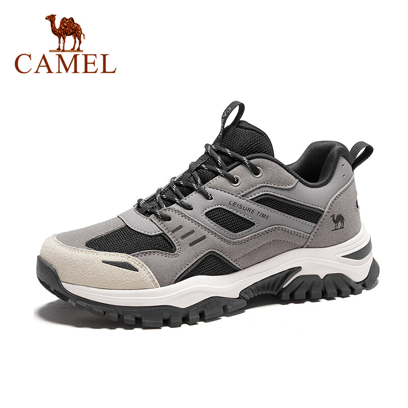 Camel giày leo núi nam đế dày giày leo núi ngoài trời chống mài mòn chống trượt