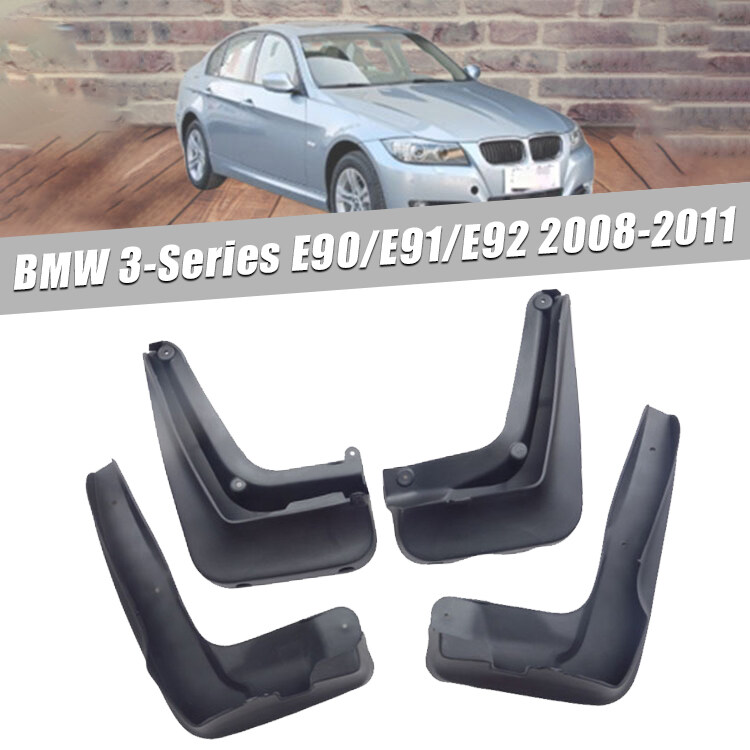 BMW 3 Series Car Mudguard 4PCS Plastic Car Automotive Mudflaps Fender For