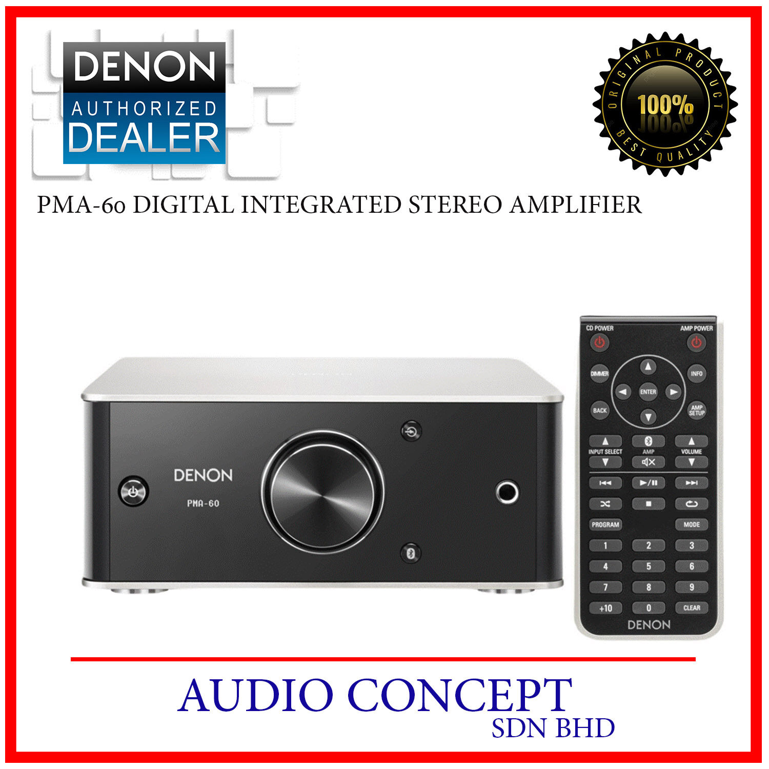 Denon PMA-60 Digital Integrated Stereo Amplifier | Lazada