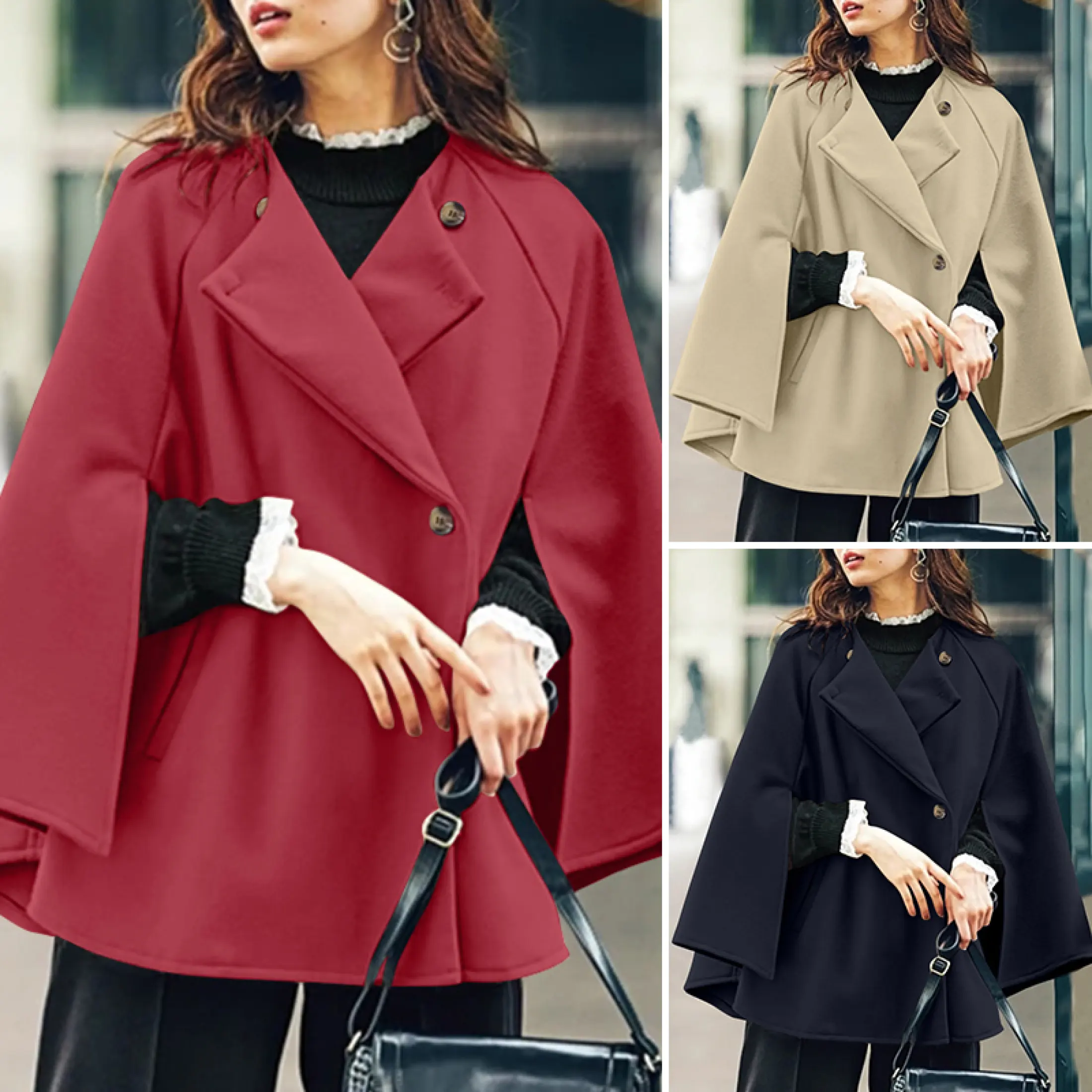 cape coat plus size