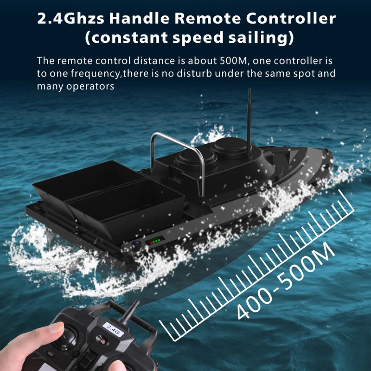 smart remote control fishing bait boat