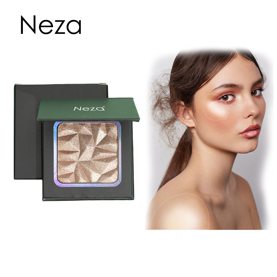 Gambar Neza Long lasting High gloss Powder Box Set 8 Colors Repairing Brightening Contour Face 3D Shadow Professional Makeup