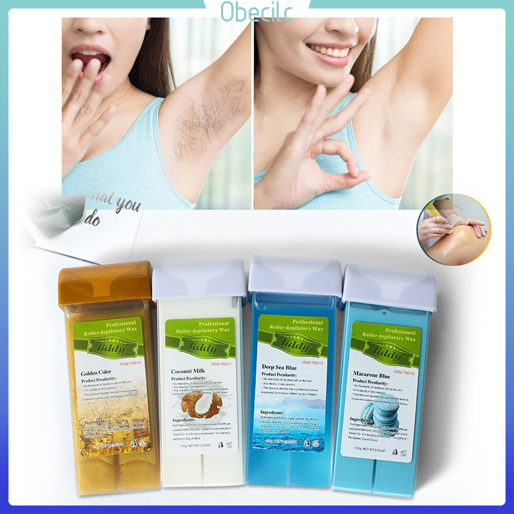 Obecilc Kem tẩy lông nóng 100g Sáp ong 4 hương vị mới nhất