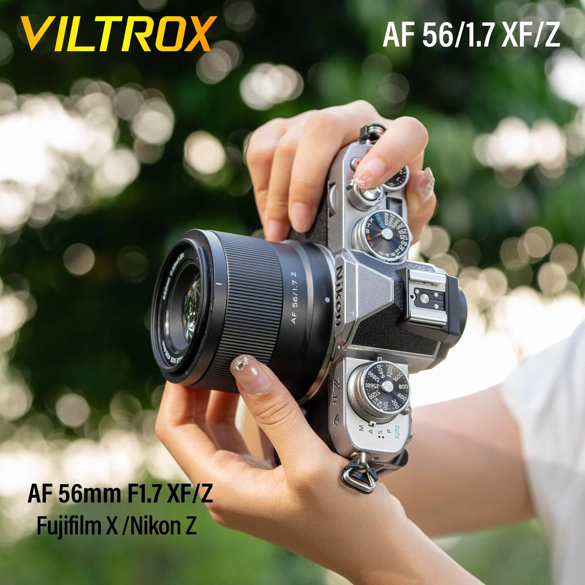 Viltrox 56mm F1.7 Auto Focus APS-C Lens for Fuji X Nikon Z Sony E Mount Mirrorless Cameras Medium Telephoto Large Aperture Autofocus ราคา 5,470 บาท*ส่งฟรี