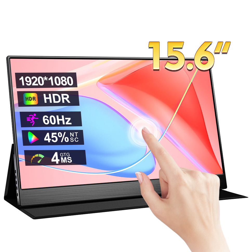 15.6inch Portable Monitor Touchscreen 1080P HDR IPS Panel Game Monitor USBC HDMI-compatibe for Smartphone Laptop Switch PS4 XBOX ราคา 4,090 บาท*ส่งฟรี