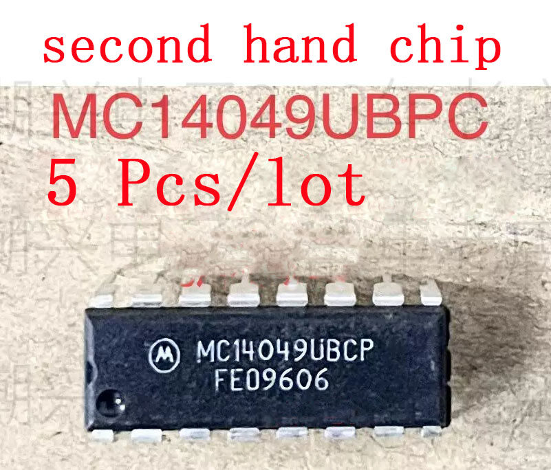 5 cái/lốc thứ hai tay mc14049ubpc cd4049ube cd4049 chip ic hợp lý