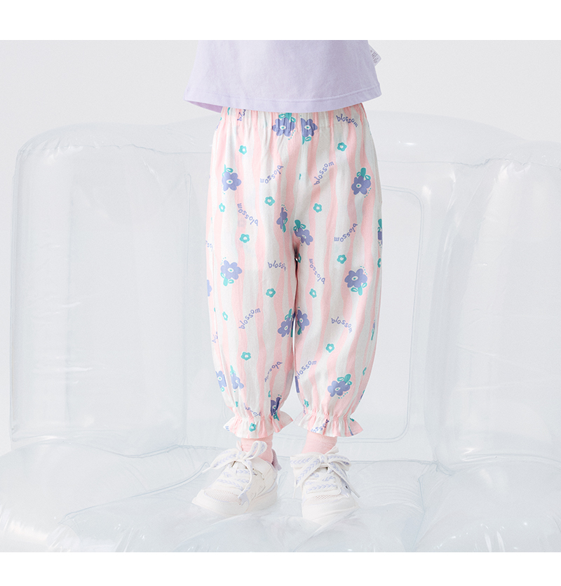 balabala Children Pants For Boy And Girl Summer Antimosquito Pants Little Kids Summer Breathable Outdoor Casual Pants · v4