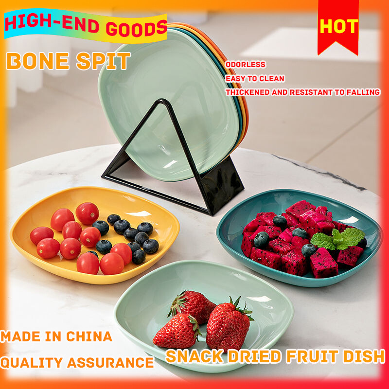 Gambar Spit Bone Dish Household Bone Dish Plate Vegetable Plate Fruit Plate Ins Plate High value Foreign style Fruit Plate Fashion Storage Box