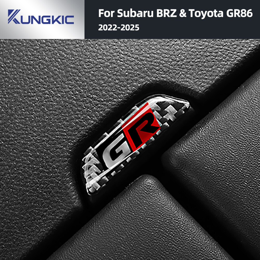 KUNGKIC Soft Carbon Fiber For Subaru BRZ Toyota GR86 2022-2025 Car Centre Armrest Box Decoration Sticker Interior Accessories ราคา 287 บาท*ส่งฟรี